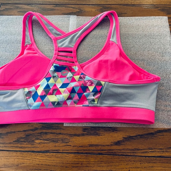 AVIA Sports Bra Pink/Mulitcoloured XL - Picture 3 of 9